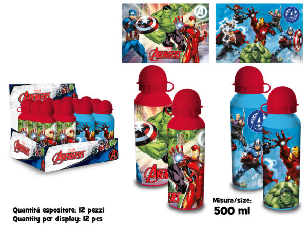 BORRACCIA ALLUMINIO 500 ML AVENGERS